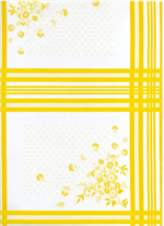 Oslo Yellow Oil Cloth, Yardage